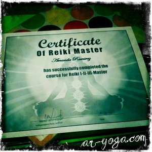 Reiki Master Certificate