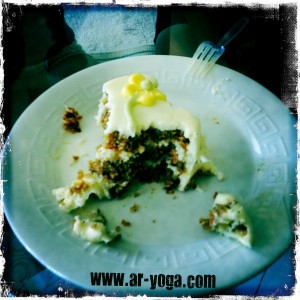 eaten birthday carrot cake